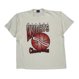 Arthur Knights 1993 Regional Champions Screen Stars Single Stitch T-Shirt - XL White Cotton Blend