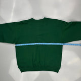 Made In USA 90S Blank Hanes Sweatshirt - Medium Green Cotton