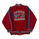 Age 4-5 Power Rangers Disney Graphic Varsity Jacket - XS Red Cotton
