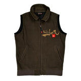 Quiksilver Vest - Medium Brown Polyester