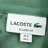 Lacoste Polo Shirt - Large Green Cotton