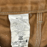 Carhartt Double Knee Carpenter Trousers - 30W 32L Brown Cotton