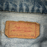 Levis Denim Jacket - Large Blue Cotton