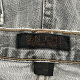 Sean John Denim Shorts - 38W 13L Grey Cotton