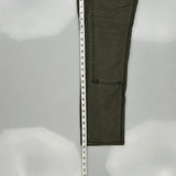 Carhartt Slim Fit Carpenter Trousers - 32W UK 12 Green Cotton Blend