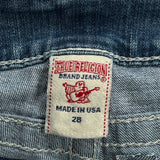 True Religion Boot Cut Jeans - 28W US 2 Blue Cotton
