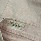 501 Levis Jeans - 27W UK 8 Pink Cotton