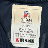 Chargers, Age 6-7 Nfl Football Jersey - Small Navy Polyester