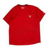 Carhartt T-Shirt - XL Red Cotton