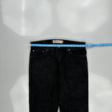 505 Levis Jeans - 36W 30L Black Cotton