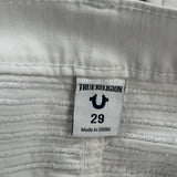 True Religion Jeans - 30W 33L White Cotton