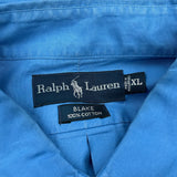 Blake Shirt Ralph Lauren Short Sleeve Shirt - XL Blue Cotton