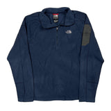 The North Face Long Sleeve T-Shirt - Large Blue Polyester