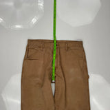 Unbranded Carpenter Trousers - 34W 30L Brown Cotton