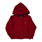 Age 3 Polo By Ralph Lauren Hoodie - XS Red Cotton