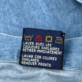 Vintage Tommy Hilfiger Denim Shirt - Large Blue Cotton