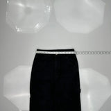 J.Galt Cargo Pants - 26W US 2 Black Cotton