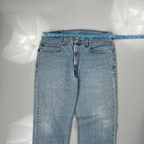 505 Levis Jeans - 32W 28L Light Wash Cotton