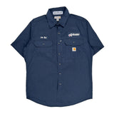 Reliable Equipment Carhartt Short Sleeve Shirt - Large Blue Cotton