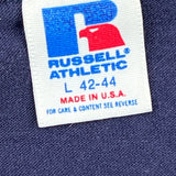 Cpd Badge Russell Athletic T-Shirt - Large Navy Cotton