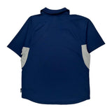 Real Madrid Adidas 2000-01 Training Football Shirt - Large Navy Polyester
