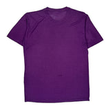 Blank Jerzees Single Stitch T-Shirt - XL Purple Cotton Blend