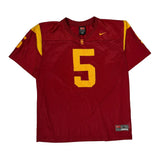 USc Trojans Nike Football Jersey - Large Red Polyester