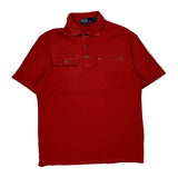 Polo By Ralph Lauren Polo Shirt - Medium Red Cotton