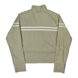 Nike Windbreaker - Large Beige Polyester