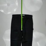 Carhartt Carpenter Trousers - 32W 31L Black Cotton