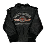 Age 3 Harley Davidson Leather Jacket - 2XS Black Faux Leather