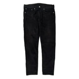 Levis Cord Trousers - 37″ Waist Black Cotton