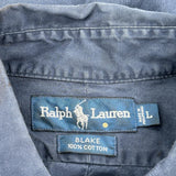 Blake Ralph Lauren Shirt - Large Blue Cotton