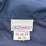 Reebok Windbreaker - XL Navy Polyester