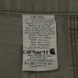 Carhartt Dungarees - 31W 30L Beige Cotton