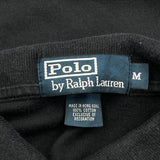Polo By Ralph Lauren Polo Shirt - Medium Black Cotton
