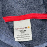 Age 10-12 Carhartt Spellout Hoodie - Medium Navy Cotton