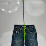 Mek Denim Boot Cut Jeans - 32W US 6 Blue Cotton