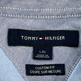 Tommy Hilfiger Shirt - Large Blue Cotton