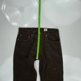 559 Levis Pants - 32W 31L Brown Cotton Blend