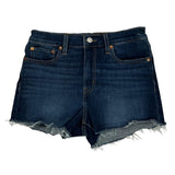 Levis Denim Shorts - 26W UK 6 Dark Wash Cotton