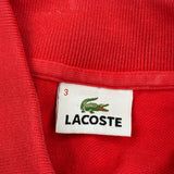 Lacoste Polo Shirt - Small Red Cotton