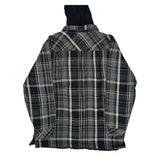 Dickies Checked Jacket - Large Black Cotton