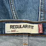Levis 505 Jeans - 33W 34L Blue Cotton