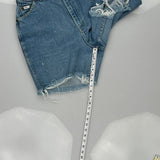 Lee Denim Shorts - 30W UK 12 Blue Denim