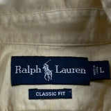 Ralph Lauren Shirt - Large Yellow Cotton
