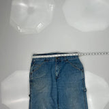 Falls Creek Carpenter Jeans - 32W 32L Blue Cotton