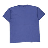 Fine Wine Tasting Anvil Single Stitch T-Shirt - 2XL Blue Cotton