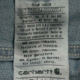 Carhartt Boot Cut Jeans - 33W US 10 Blue Cotton