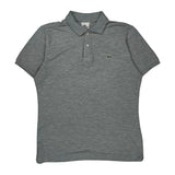 Lacoste Polo Shirt - Medium Grey Cotton